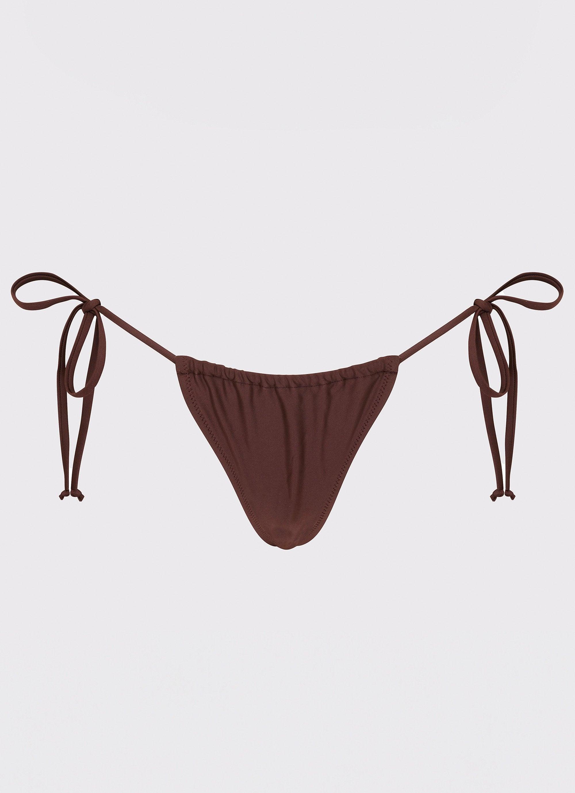 Calista Bikini Top - Brown Product Image