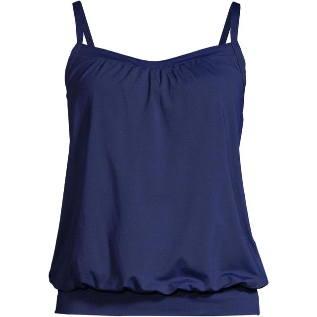 Womens Lands End Mastectomy Blouson Tankini Top Product Image