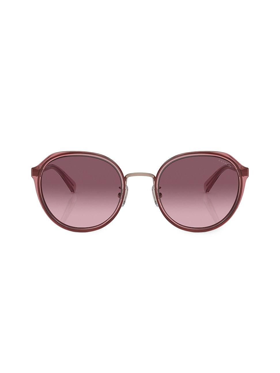 Womens 52MM Round Sunglasses Product Image