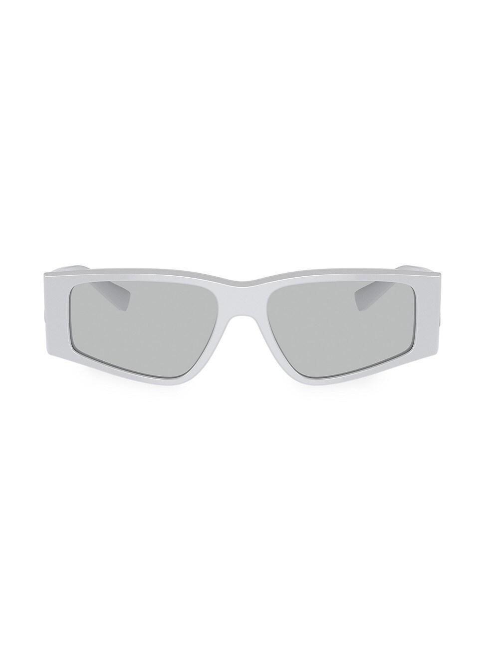 Mens 55MM Rectangular Sunglasses Product Image