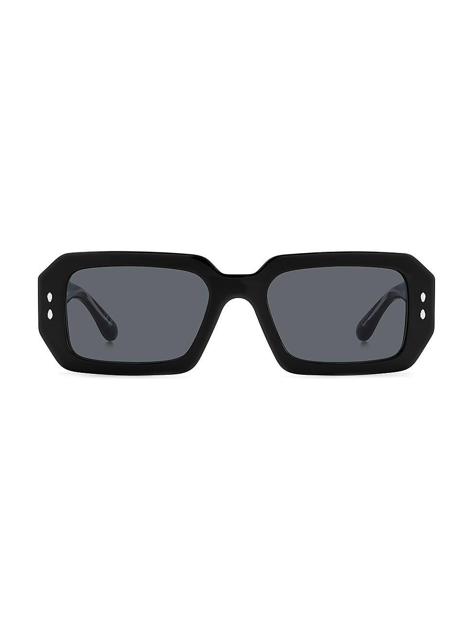 Womens 53MM Rectangle Sunglasses Product Image