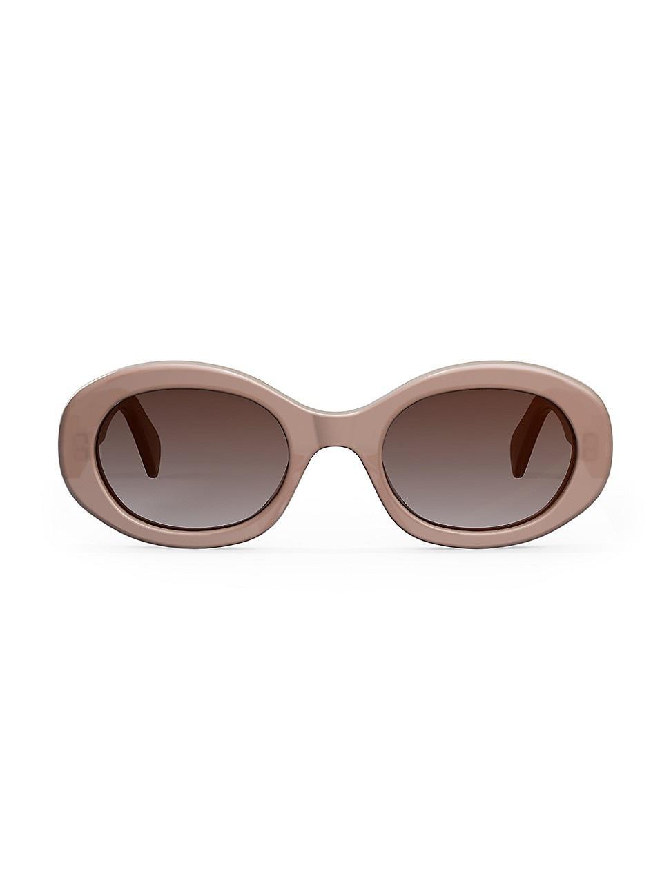 Womens Triomphe 52MM Oval Sunglasses Product Image