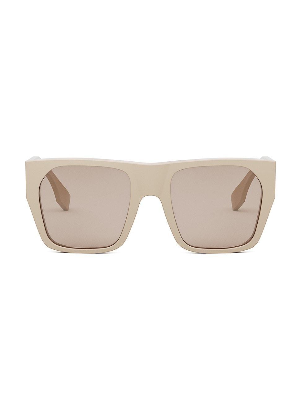 Baguette Acetate Round Sunglasses Product Image