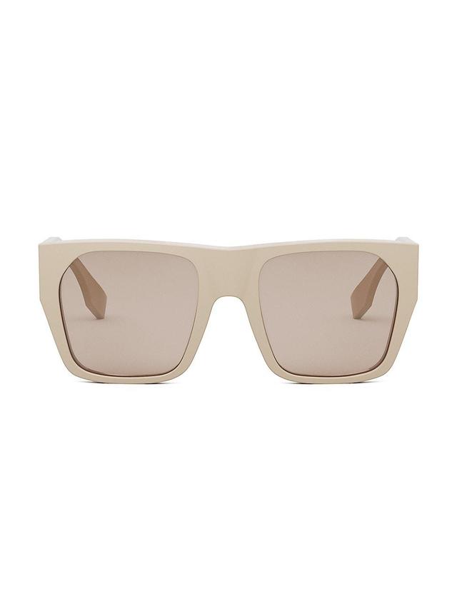 Baguette Acetate Round Sunglasses Product Image