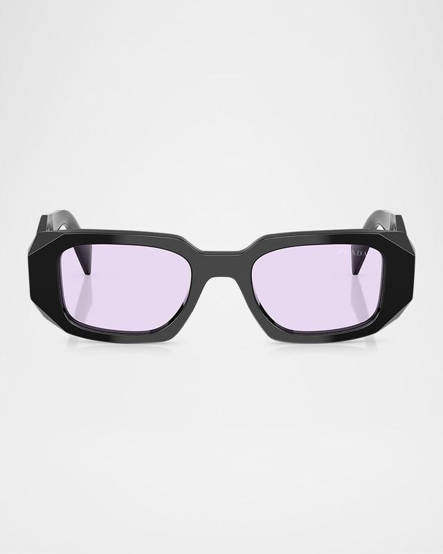 Geometric Rectangle Acetate Sunglasses Product Image