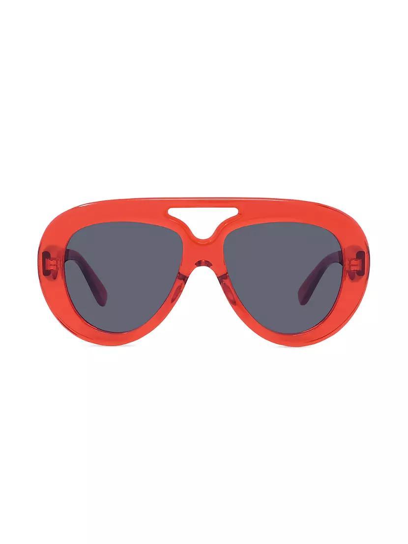 Curvy 55MM Pilot Sunglasses Product Image