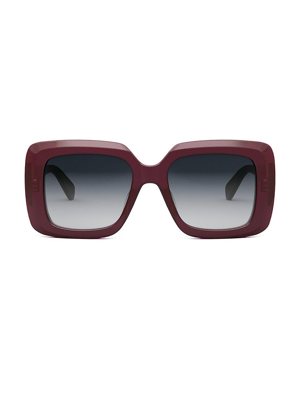 Womens Bold 54MM Square Sunglasses Product Image