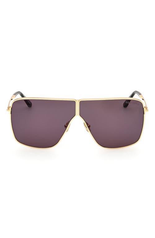 Mens Bold 3 Dots 52MM Geometric Sunglasses Product Image