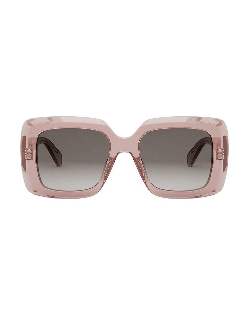 Womens Bold 54MM Square Sunglasses Product Image