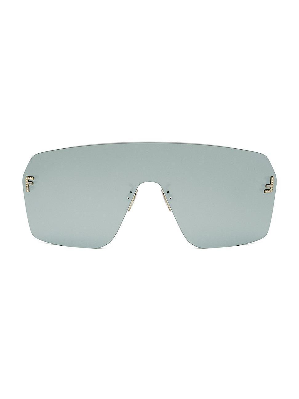 Mens Fendi Roma 53MM Rimless Rectangular Sunglasses Product Image