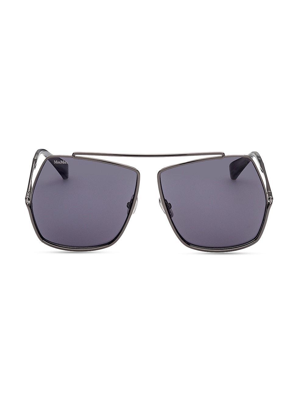 Womens 64MM Geometric Sunglasses Product Image