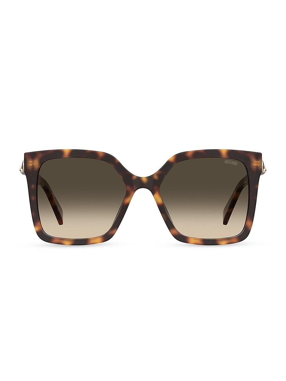 Moschino Womens Mos123 55mm Square Sunglasses Product Image