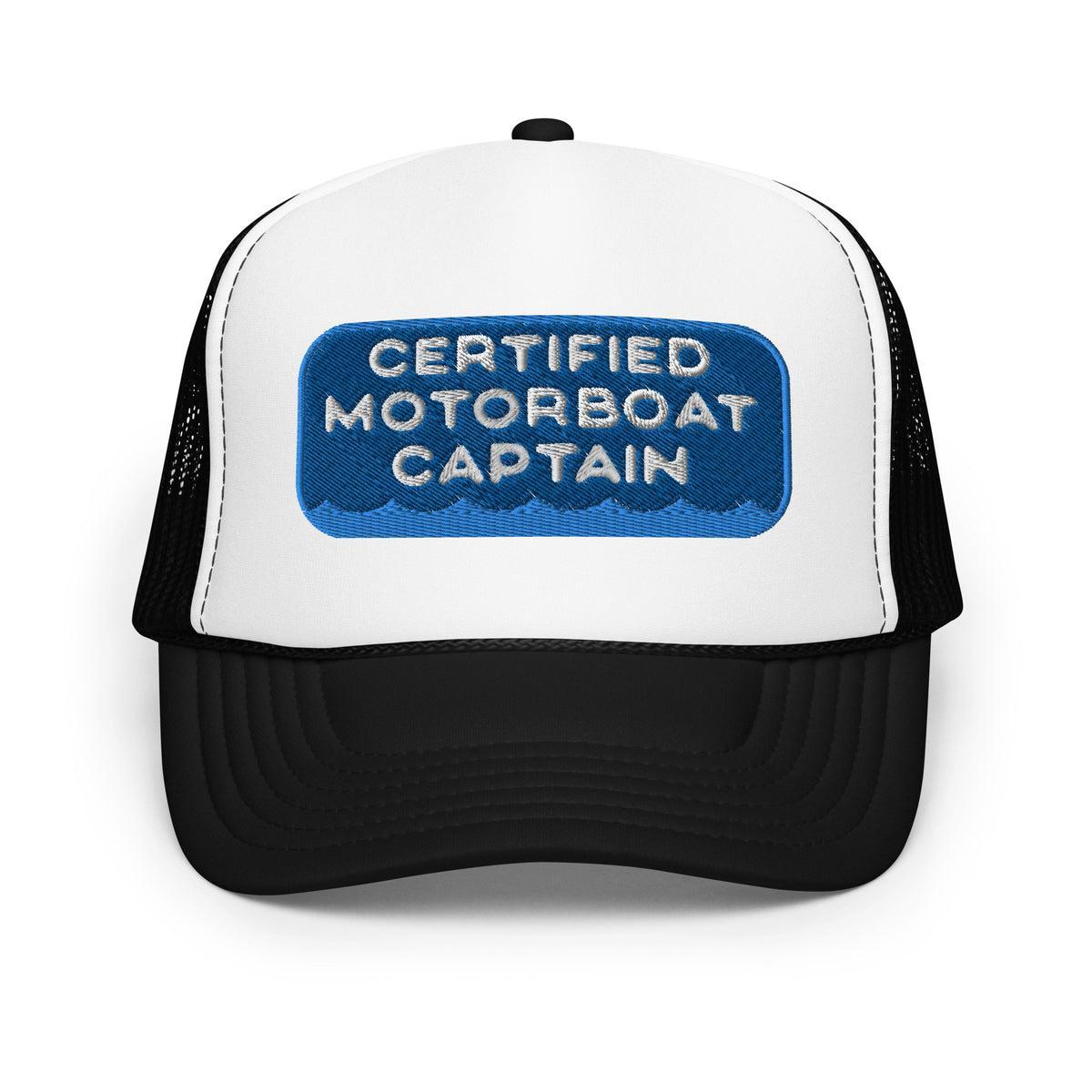 Certified Motorboat Captain - Classic Foam Trucker Hat Product Image