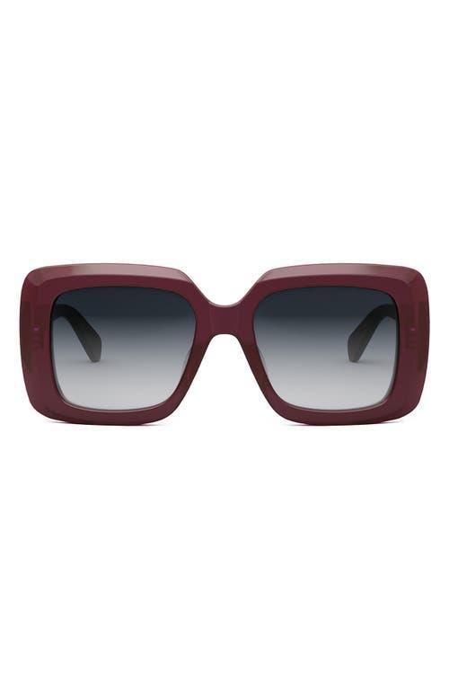 Womens Bold 54MM Square Sunglasses Product Image