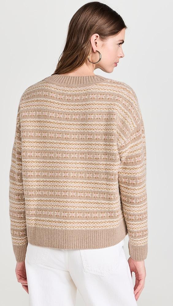 Faherty Highland Fair Isle V Neck Sweater | Shopbop Product Image