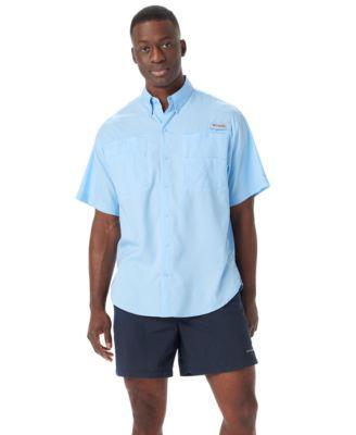 Columbia PFG Bahama II Relaxed Fit Solid Short Sleeve Woven Shirt Product Image