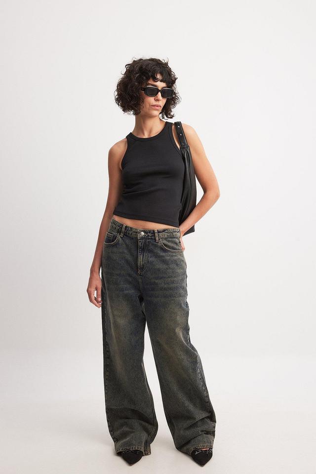 Wide Low Waist Jeans Product Image