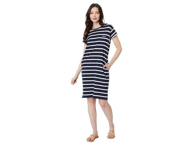 Barbour Barbour Otterburn Dres (Navy/White) Women's Dress Product Image