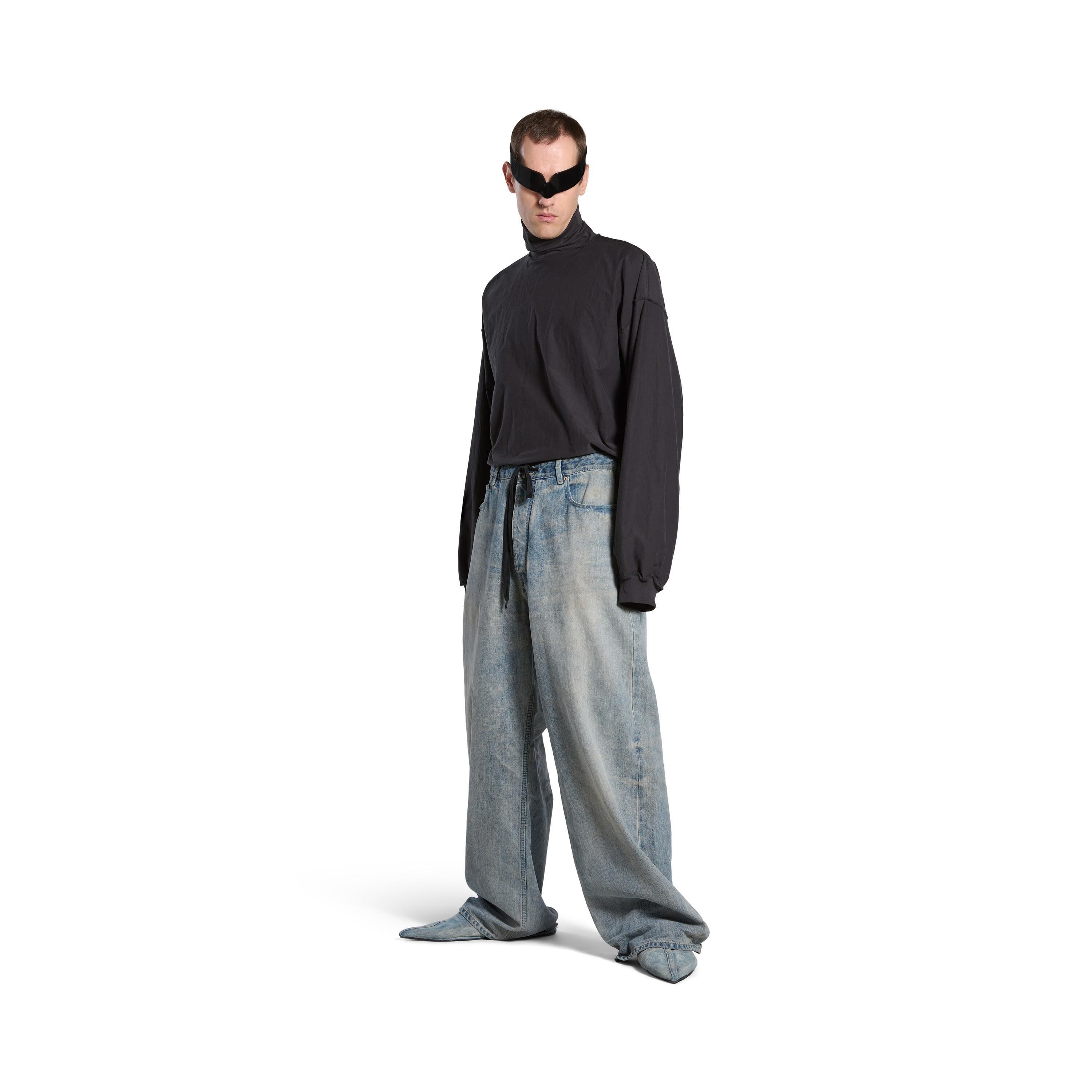 Oversized Baggy Pants in Light Blue Product Image