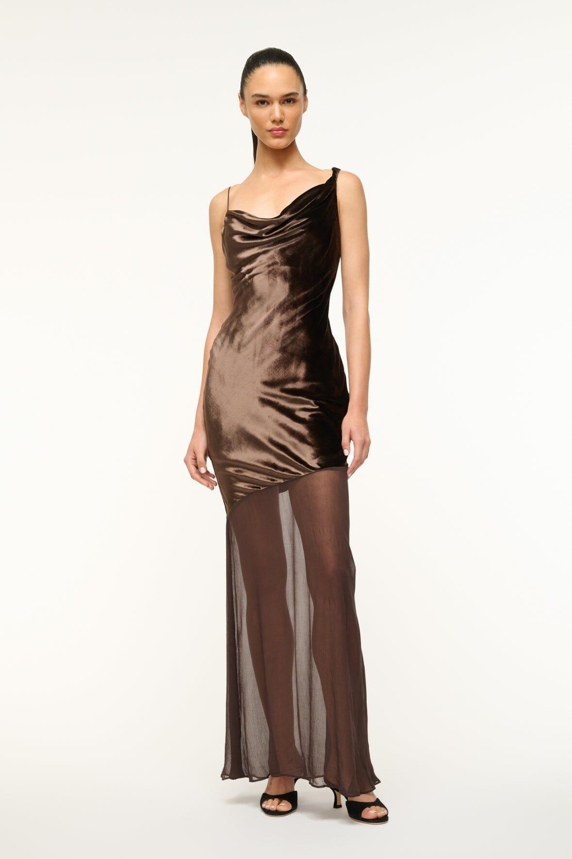 BEATON DRESS | DARK CHOCOLATE product image