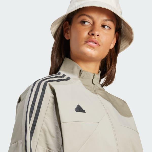 Tiro 3-Stripes Snap-Button Woven Coat Product Image