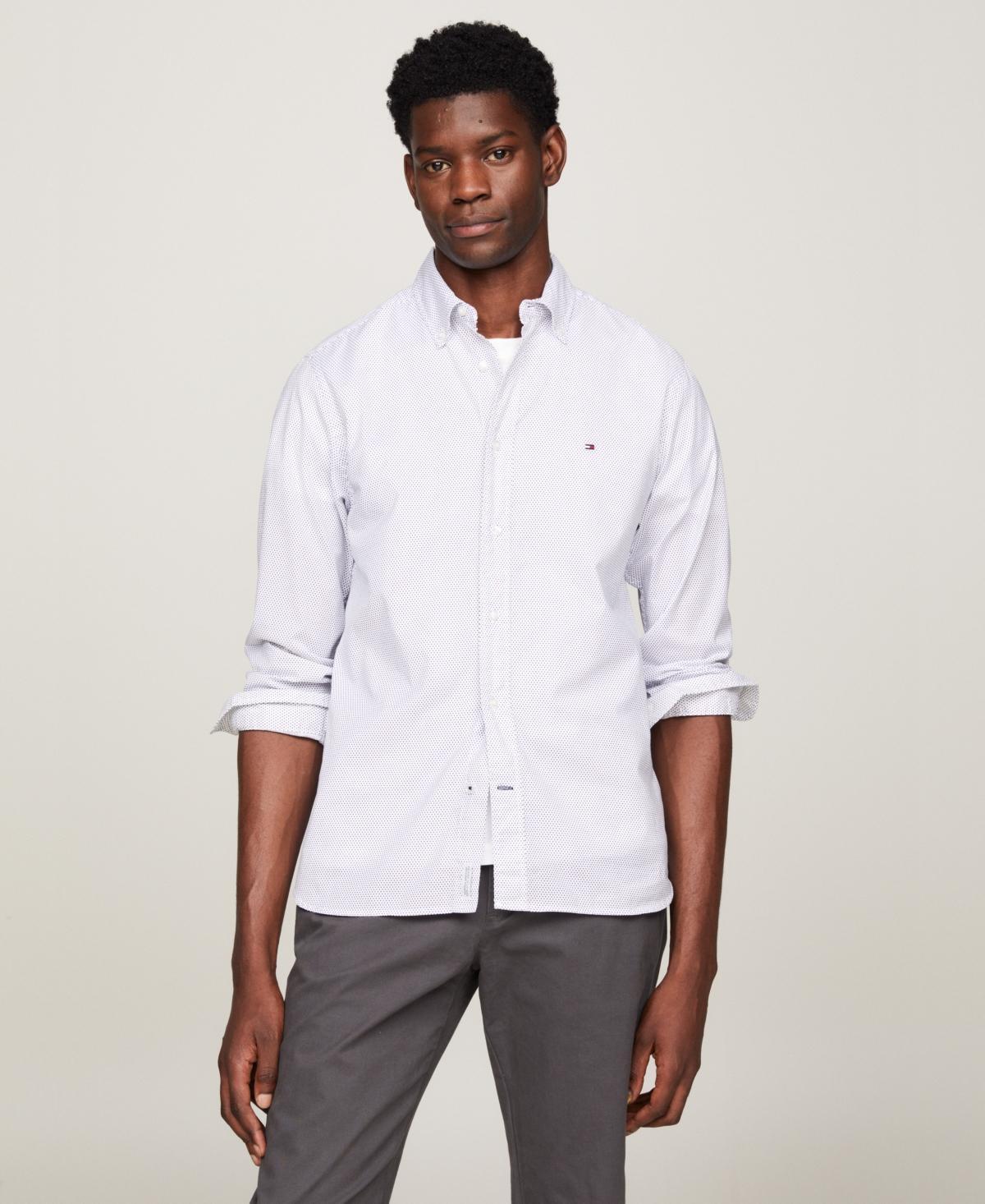 Tommy Hilfiger Men's Regular Fit Cotton Poplin Shirt Product Image