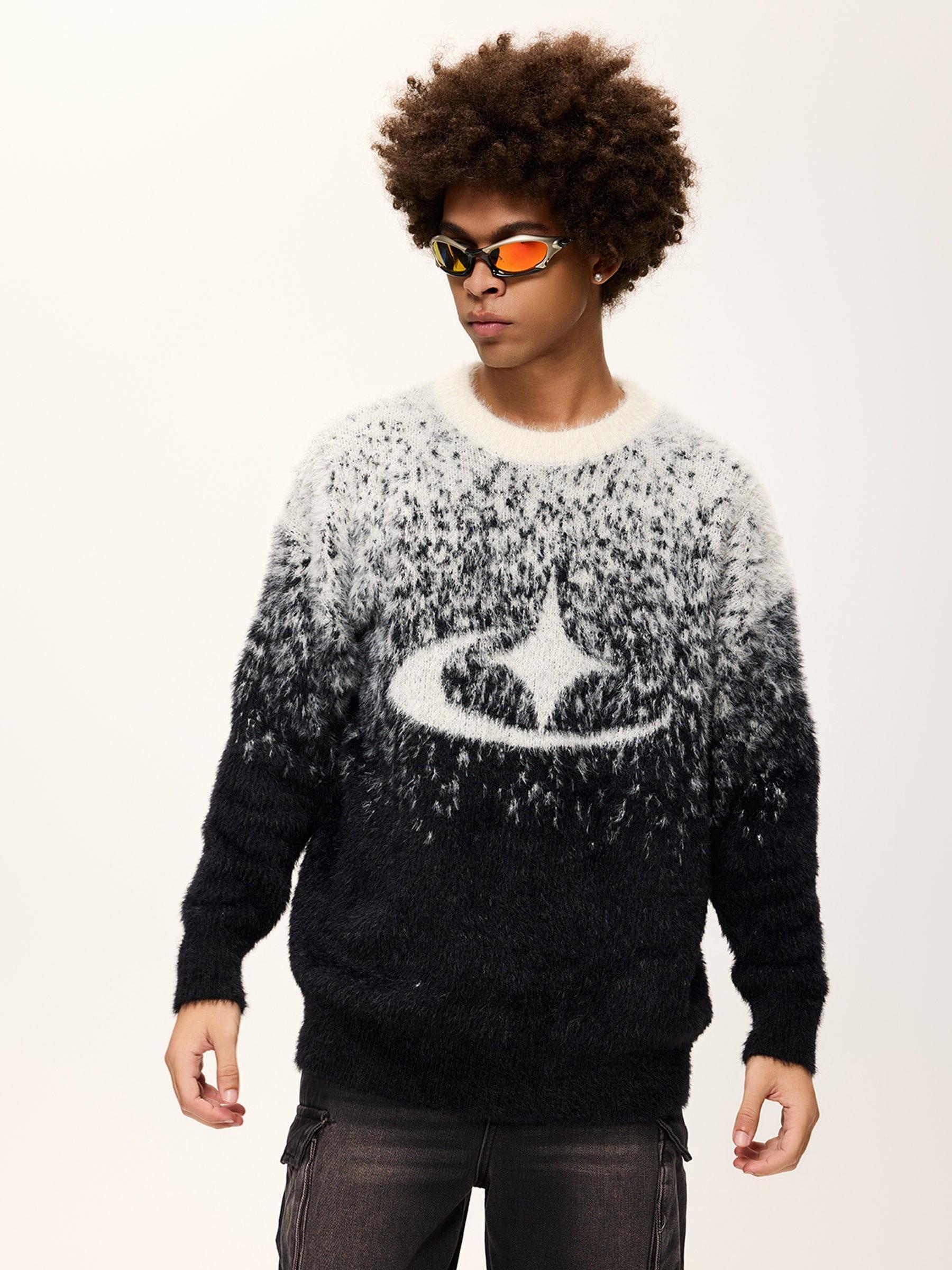 Aelfric Eden Gradient Jacquard Star Sweater Product Image