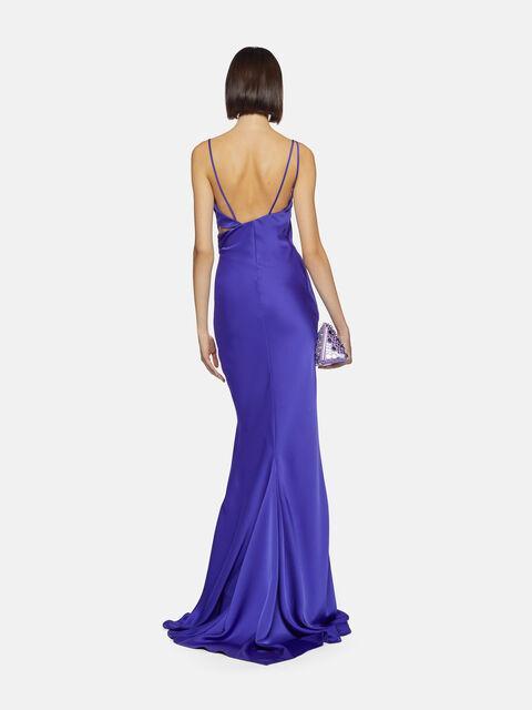 ''Melva'' vivid violet long dress Product Image