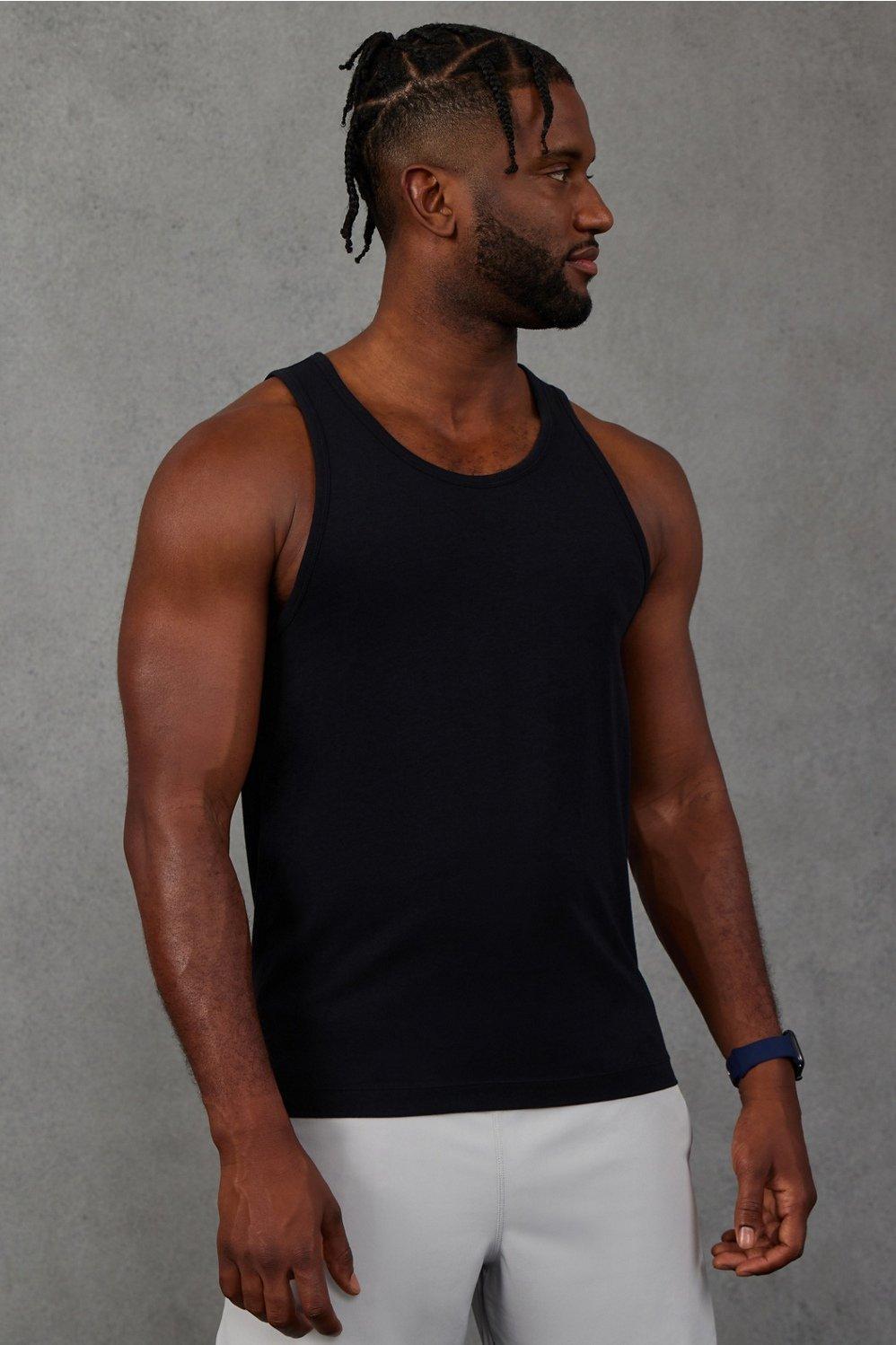 Fabletics Men The 24-7 Tank male black Size M product image