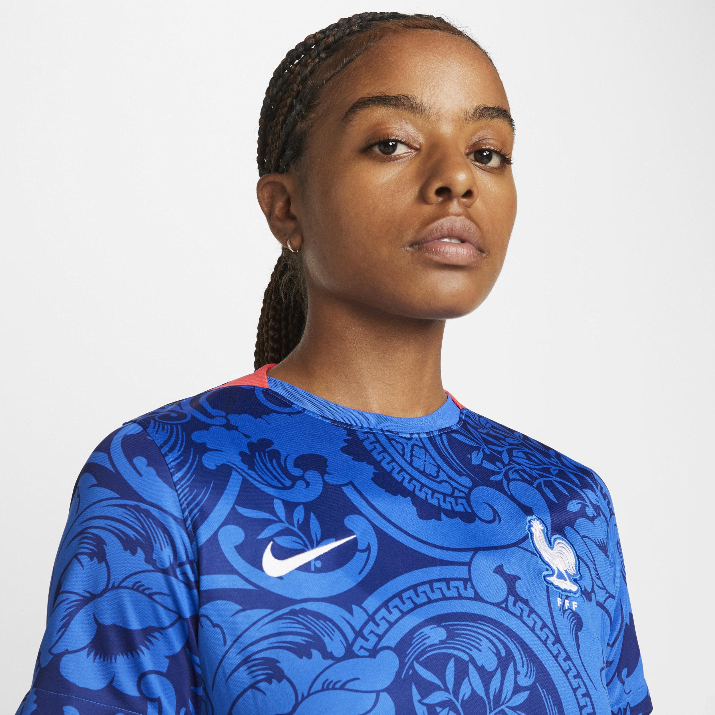 FFF 2022 Stadium Home Nike Women's Dri-FIT Soccer Jersey Product Image