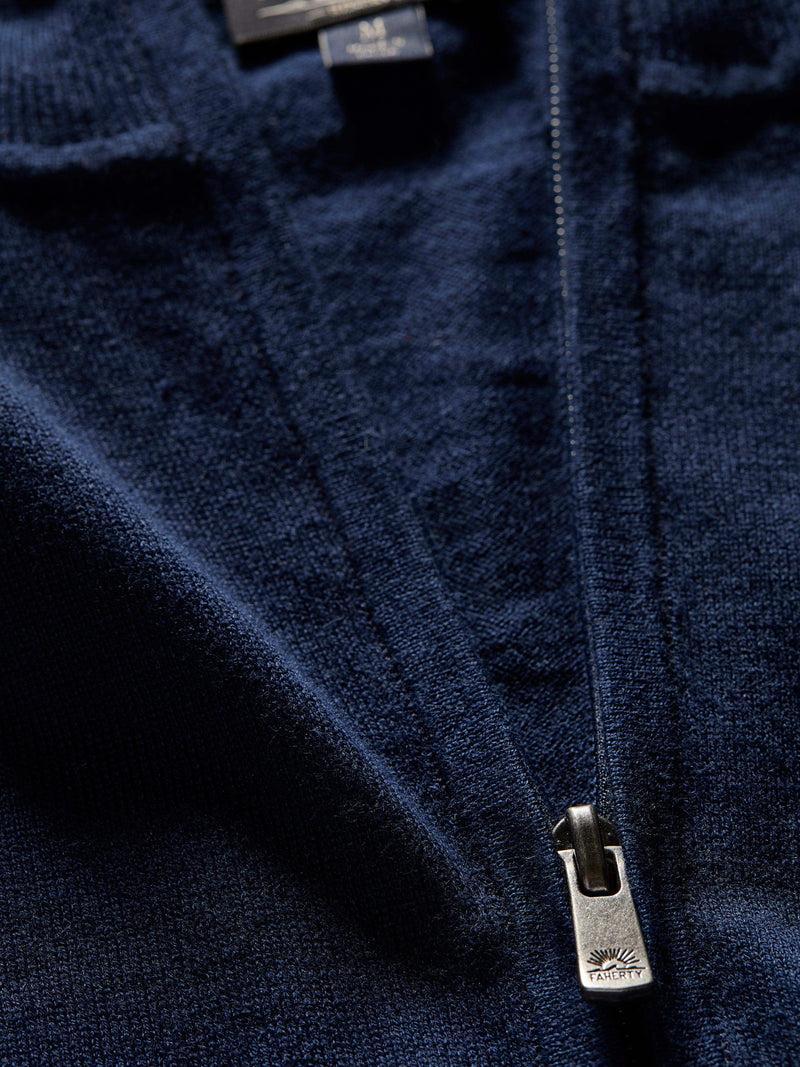 Movement™ Quarter Zip Sweater - Marine Navy Heather Product Image