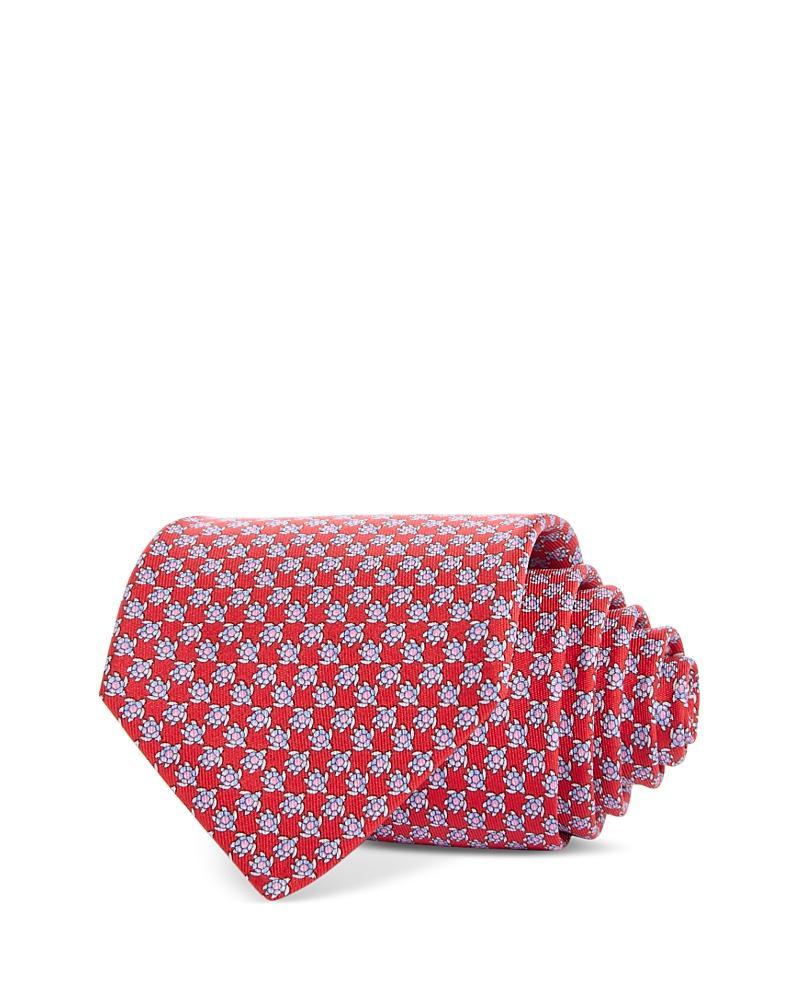 Ferragamo Turtle Print Silk Classic Tie Product Image