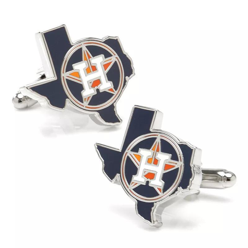 Mens Cuff Links, Inc. Houston Astros State Shaped Cufflinks Product Image