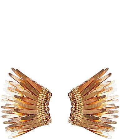 Mignonne Gavigan Mini Madeline Rose Gold Statement Stud Earrings Product Image