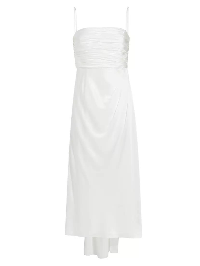 Sydney Silk Midi-Dress Product Image