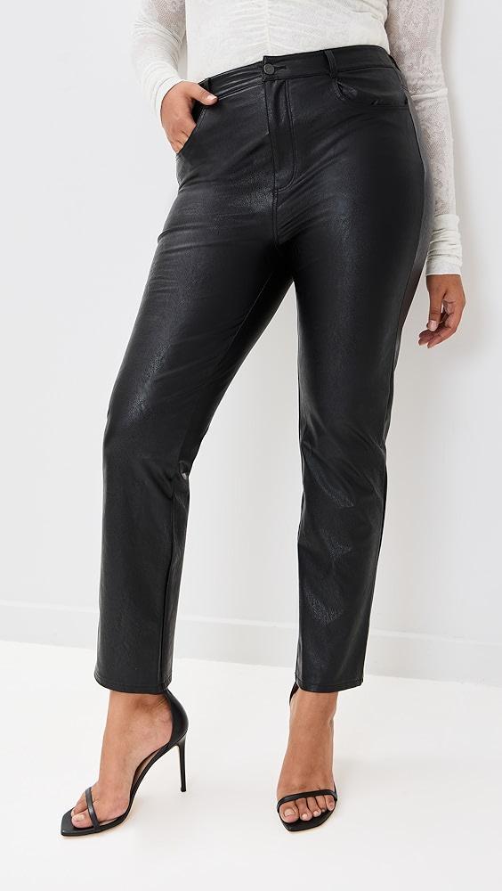 PAIGE Stella Faux Leather Jeans | Shopbop Product Image