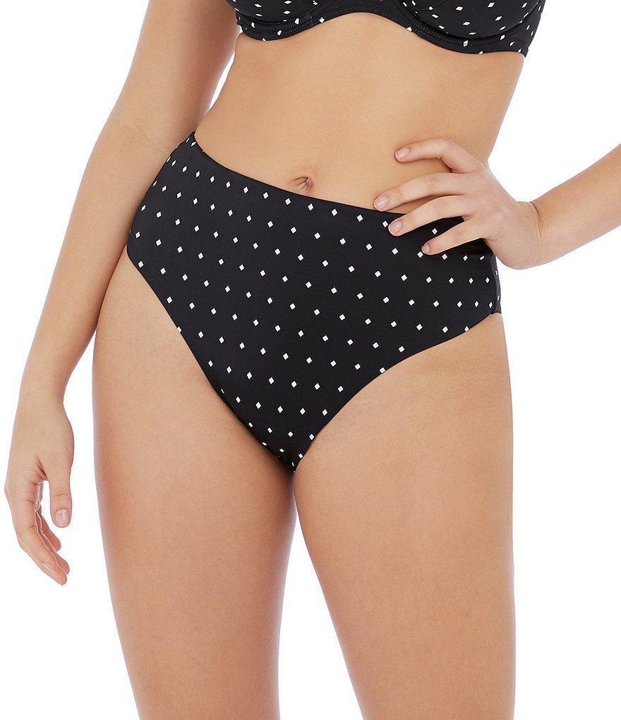 Freya Jewel Cove Dotted Print High Waist Bikini Swim Bottom Product Image