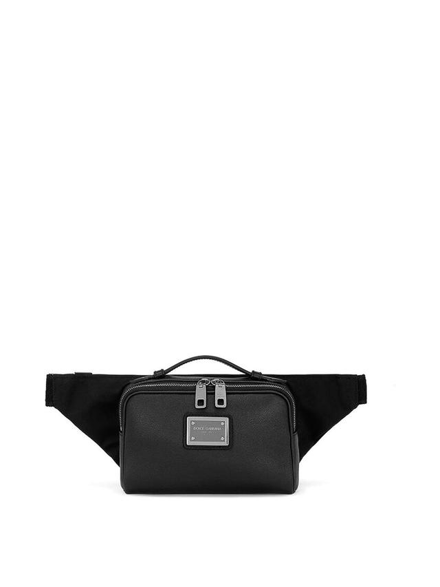 Logo-plaque Belt Bag In Black Product Image