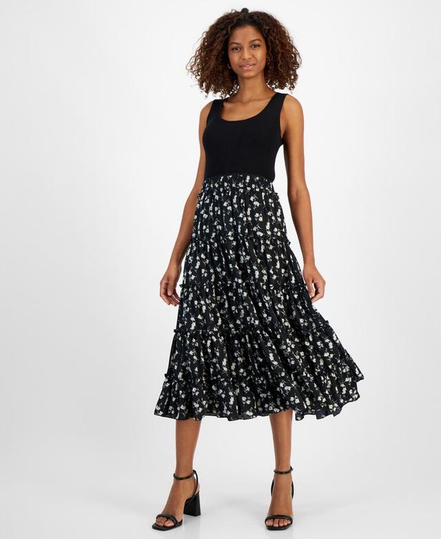 Women's Tiered Midi Dress Product Image