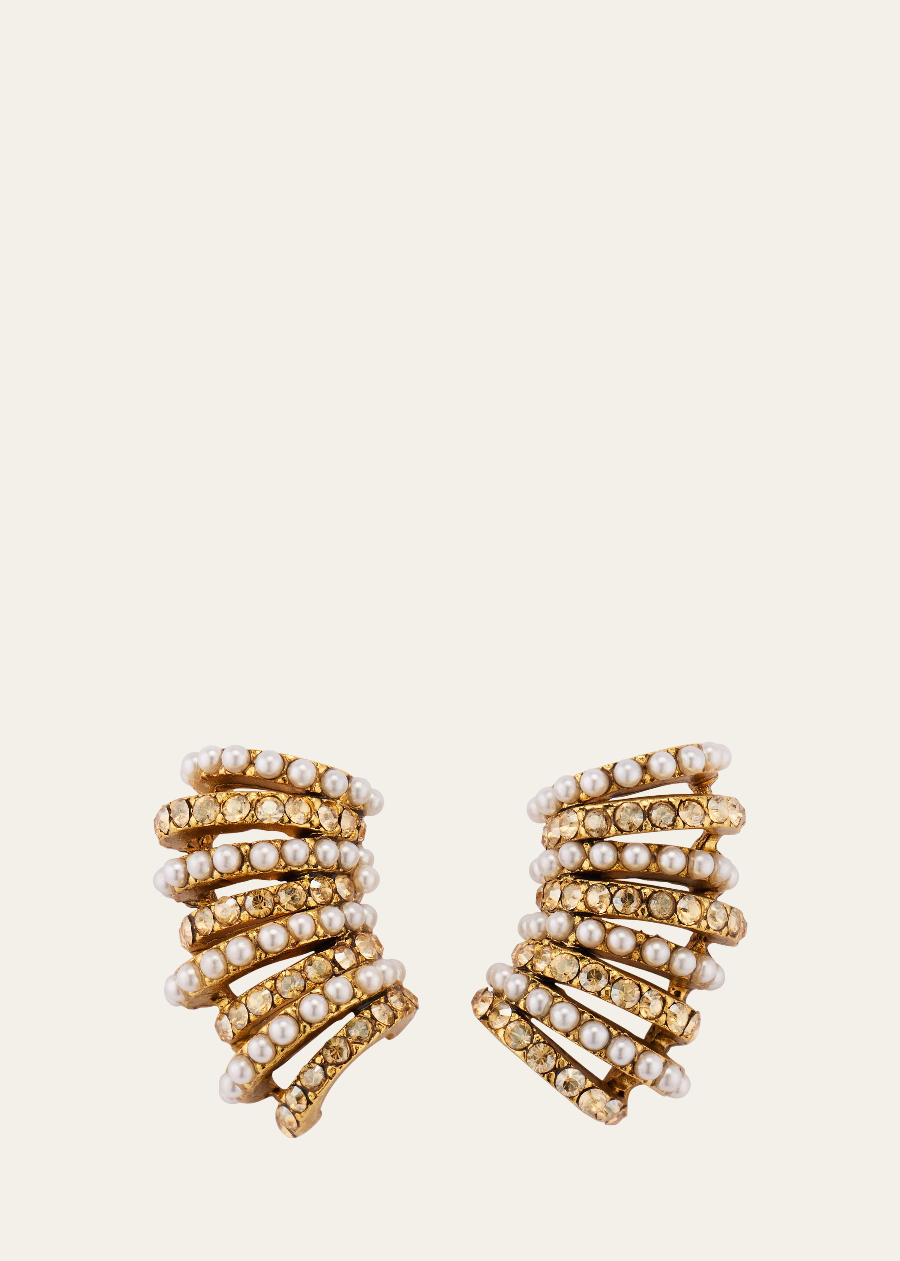 Womens Goldtone & Glass Crystal Talita Earrings Product Image