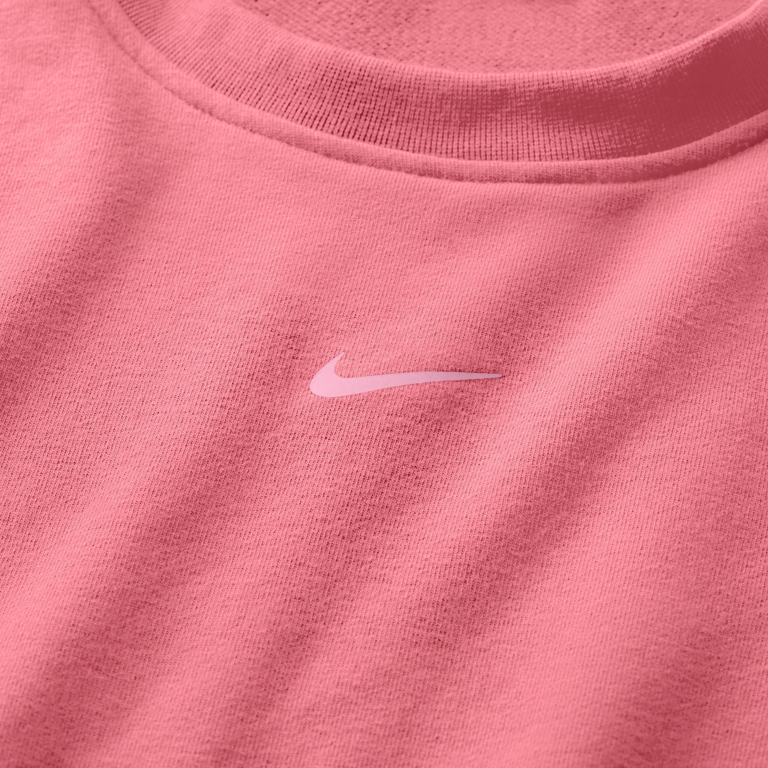 Nike Women's Dri-FIT One Crew-Neck French Terry Sweatshirt Product Image