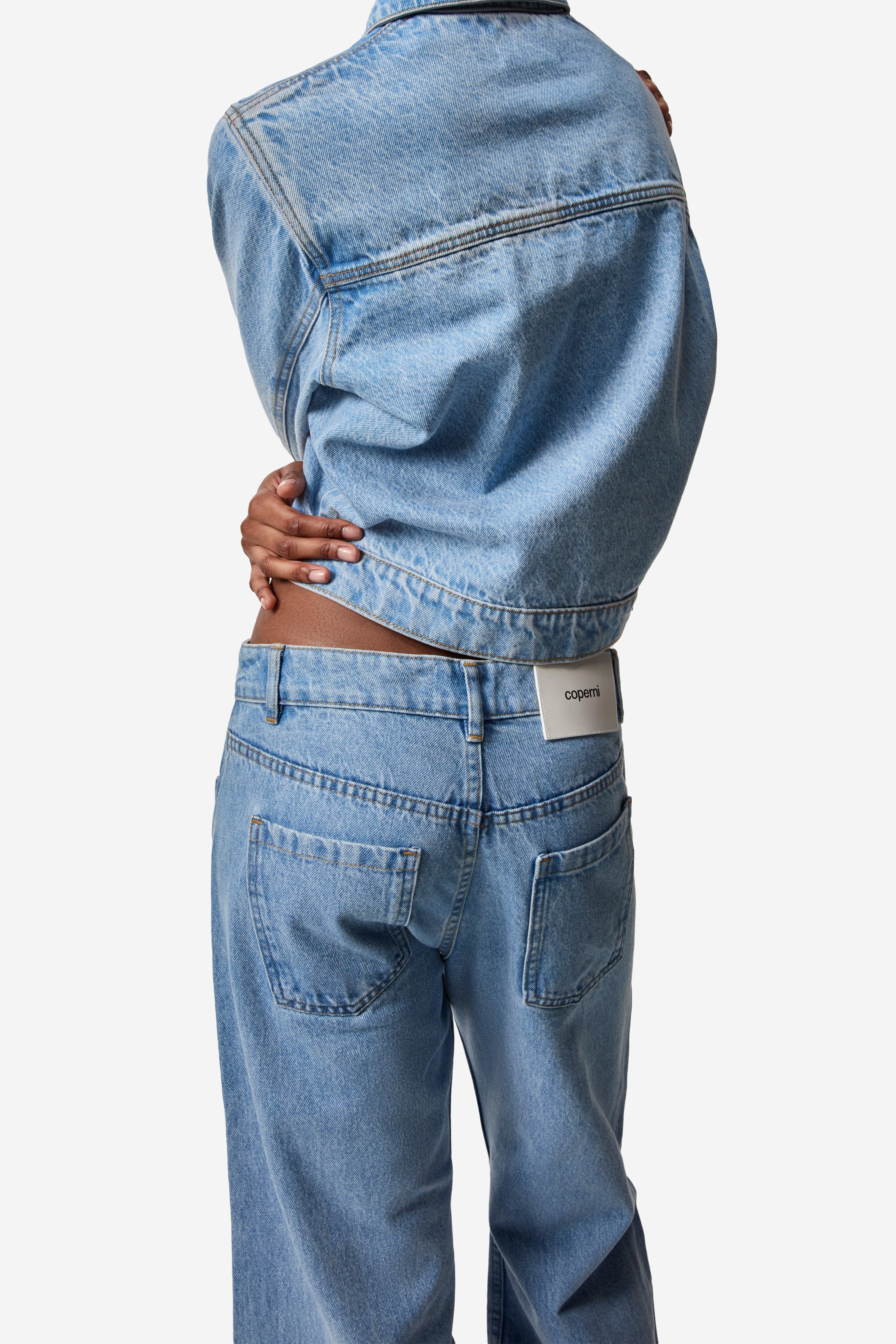 Wide Leg Denim Pants Product Image