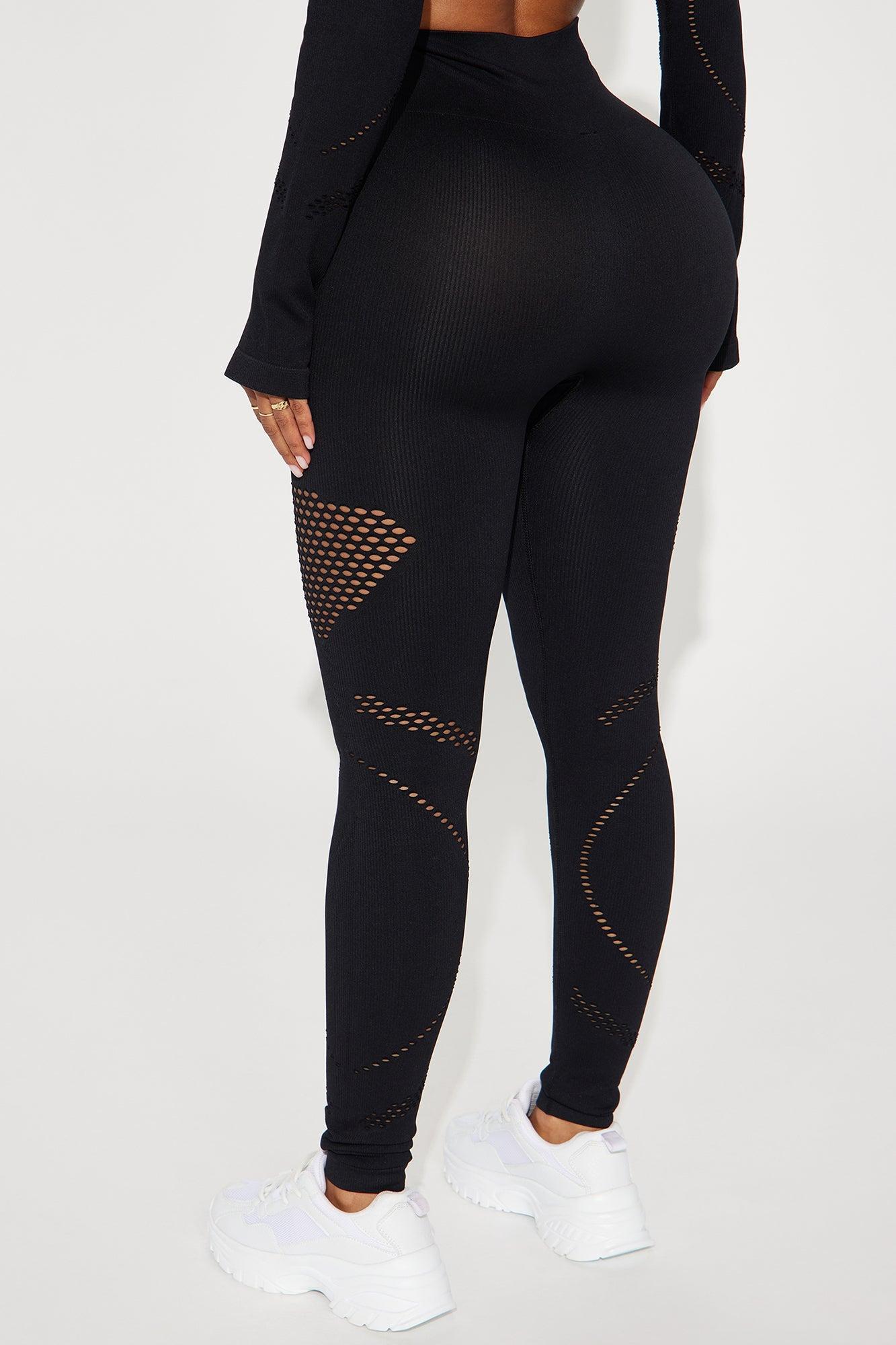 Body Bend Seamless Active Leggings - Black Product Image