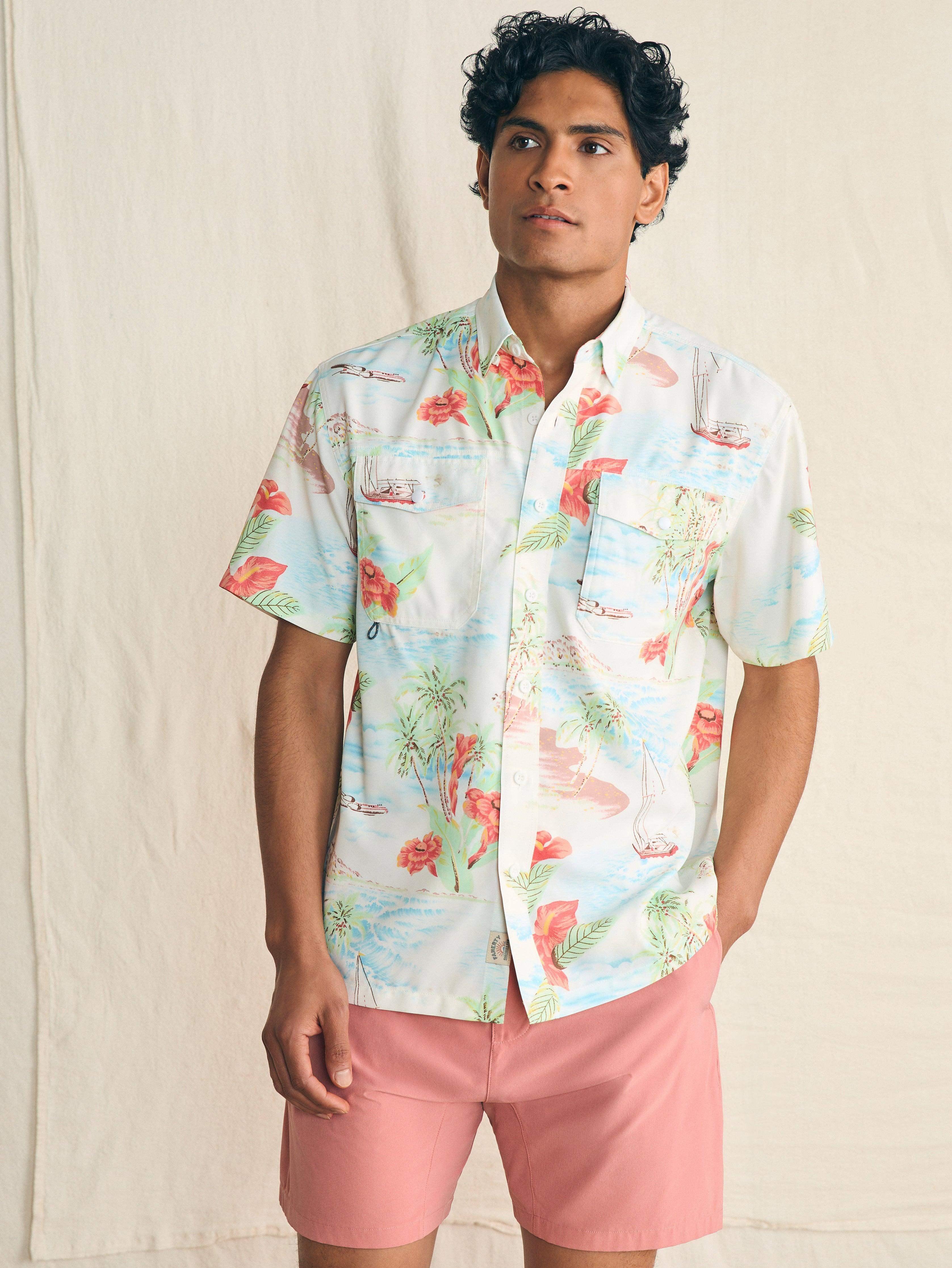 Shorelite Short-Sleeve Tech Shirt - Tropical Breeze Male product image