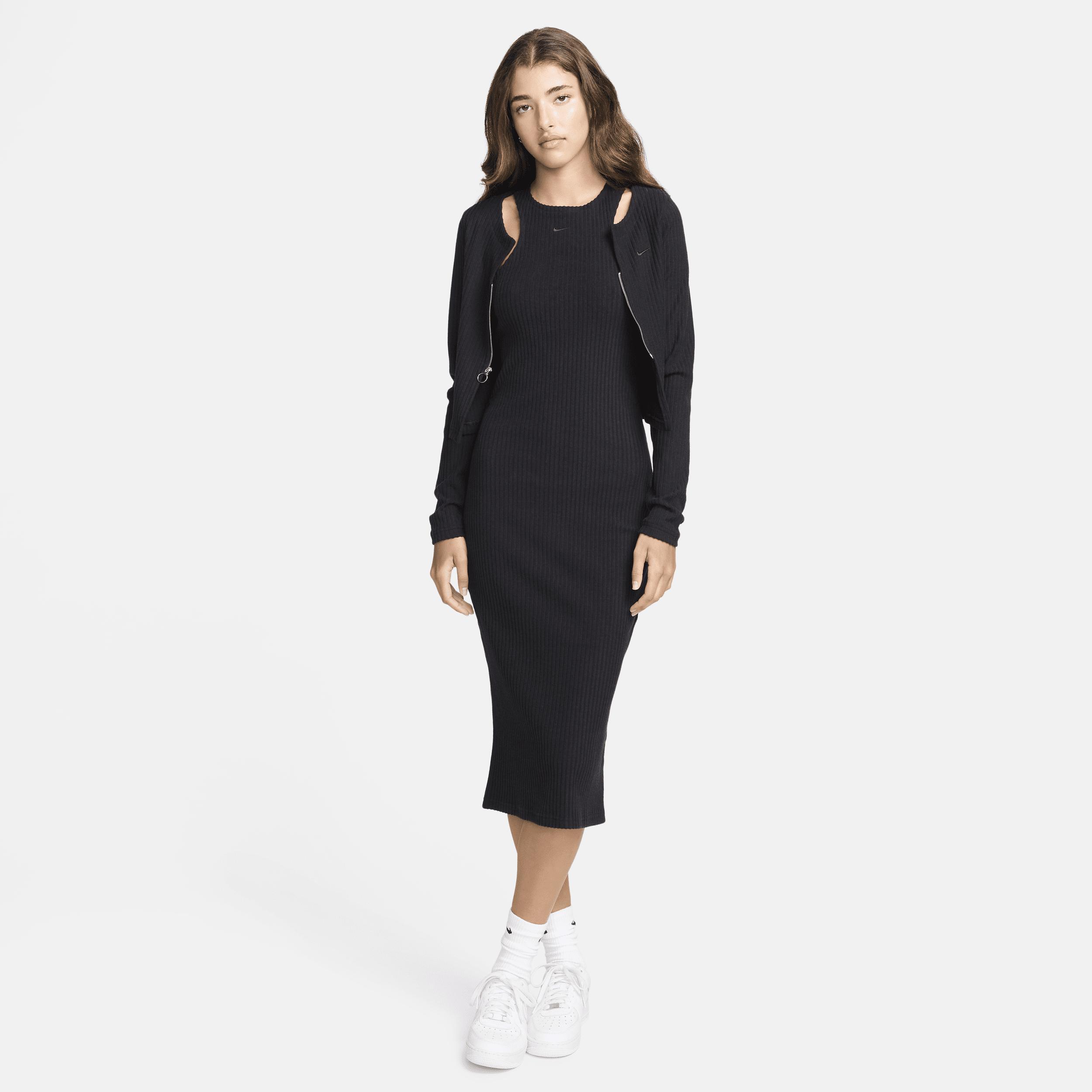 Women's Nike Sportswear Chill Rib Slim Sleeveless Midi Dress Product Image