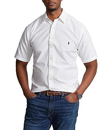 Polo Ralph Lauren Big  Tall Short Sleeve Oxford Woven Shirt Product Image