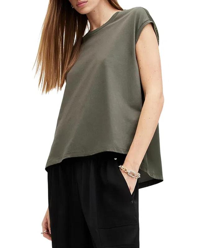 Kalma Drawstring Top In Tarmac Green Product Image