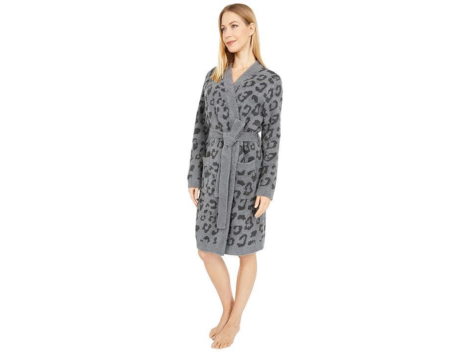 Barefoot Dreams CozyChic(r) Barefoot In The Wild Robe (Graphite/Carbon) Women's Robe Product Image