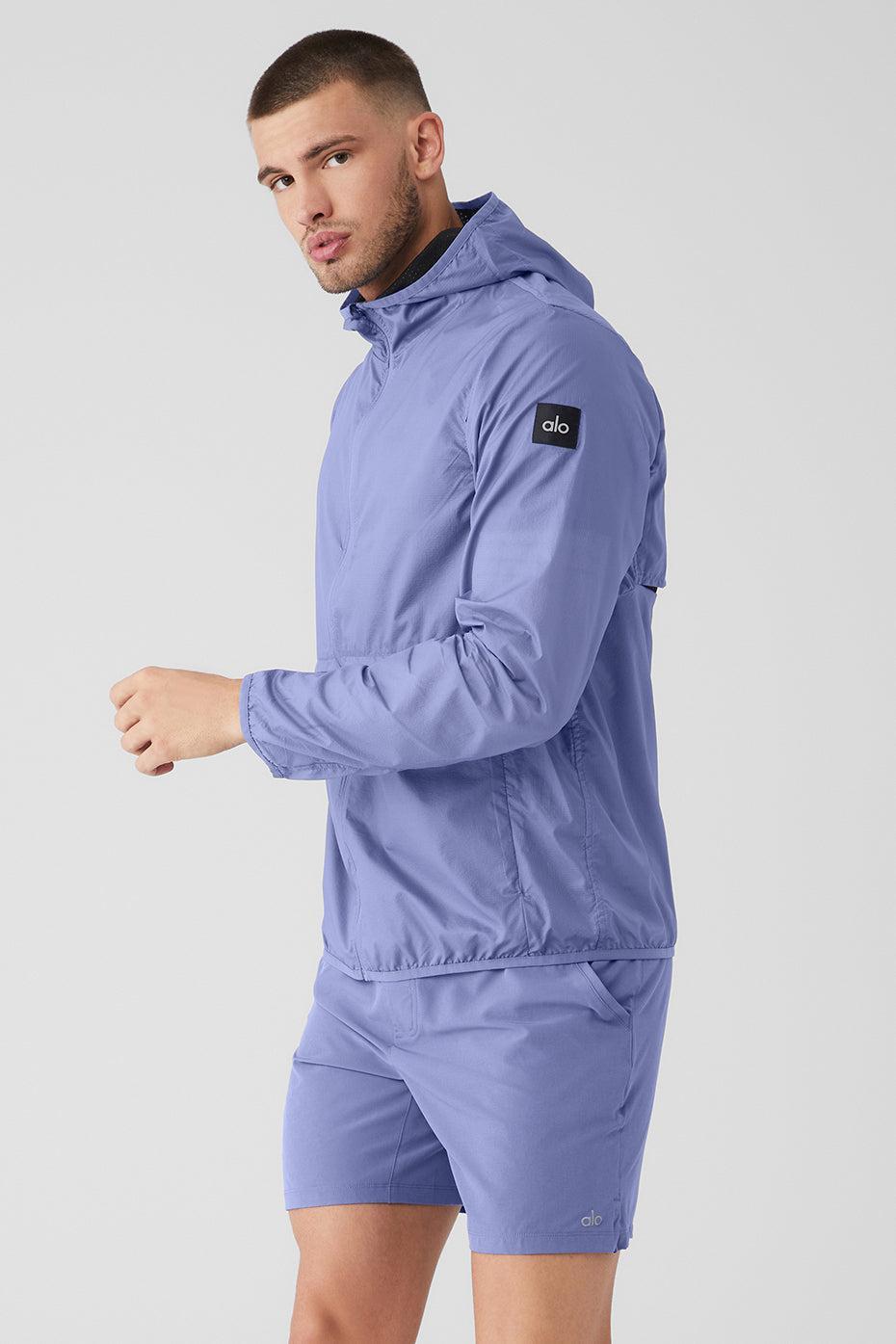 Repeat Running Jacket - Infinity Blue Male Product Image