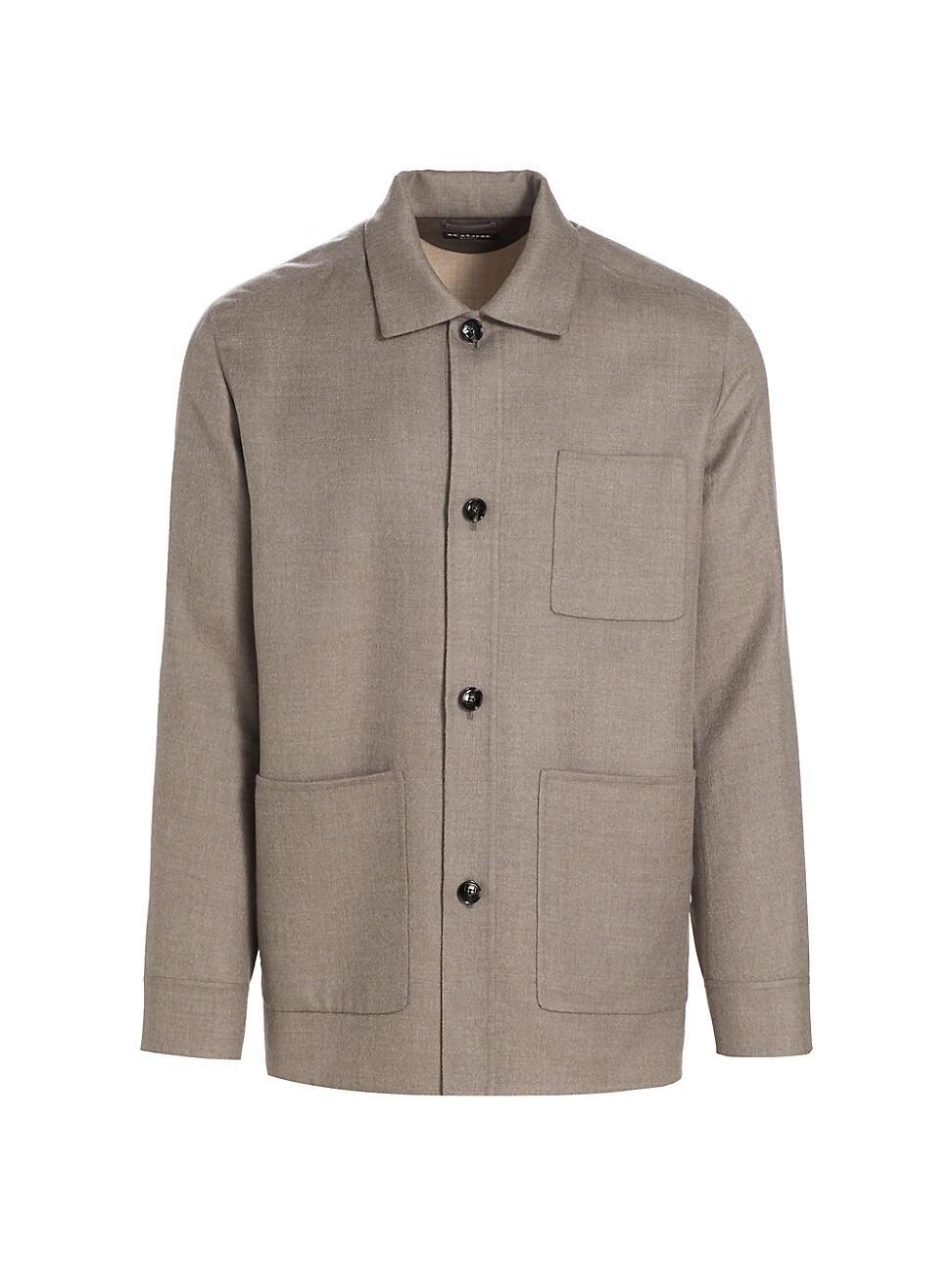 Mens Cashmere-Silk Pocket Jacket Product Image